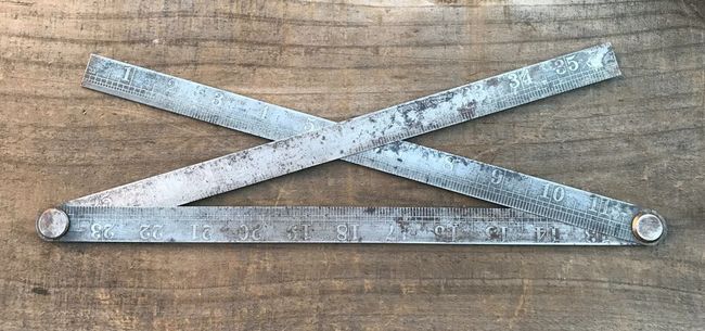 Starrett No460 folding yardstick