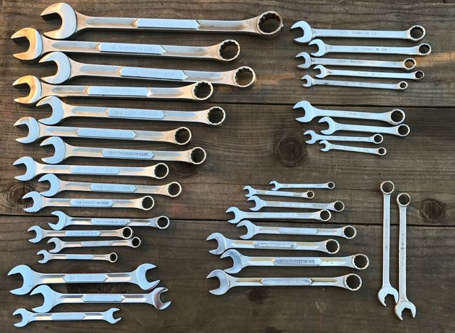 Thorsen Vee wrenches and metric wrenches
