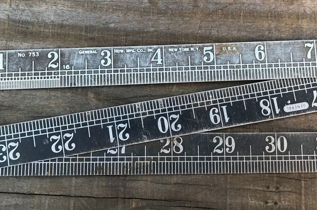 General 753 folding yardstick close