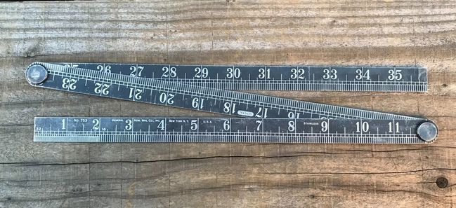 General 753 folding yardstick