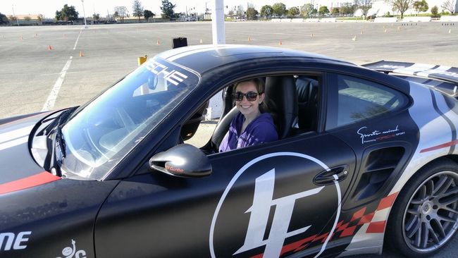 Erin drives a turbo Porsche 2/16