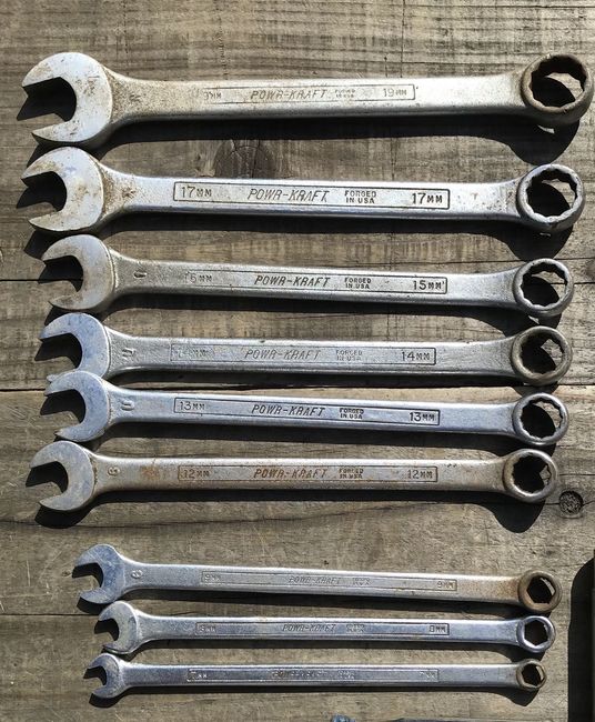 PowrKraft combination wrenches