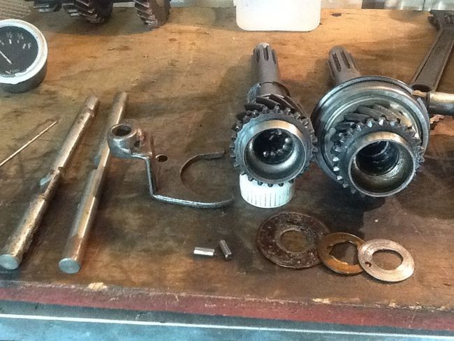 Restoring slat jeep gearbox