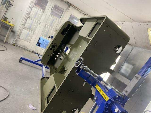 Tubin the paint booth