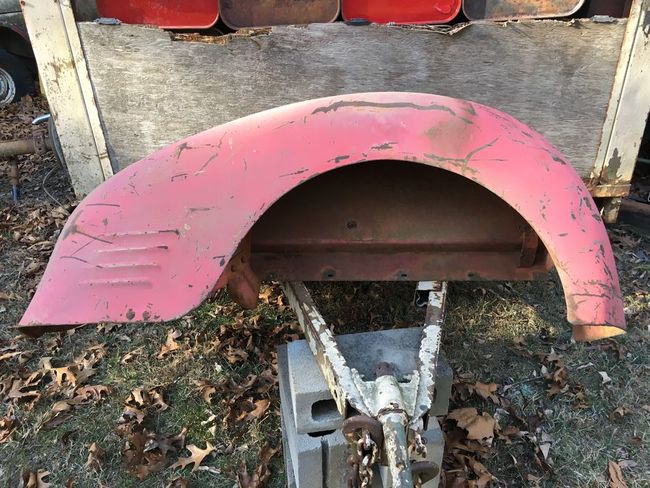 Fender for WWII Chrysler Fire Trailer