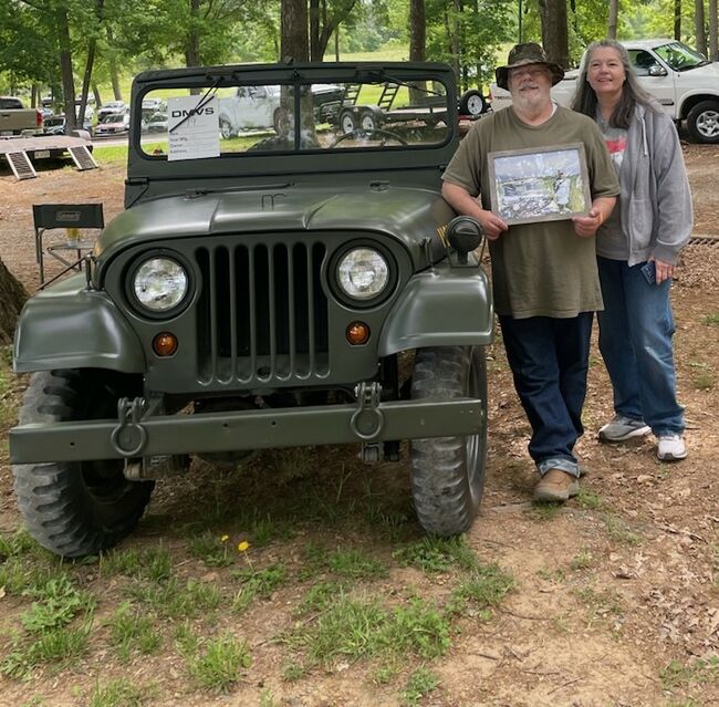 64 USMC M38A1 at Denton Military Vehicle Show