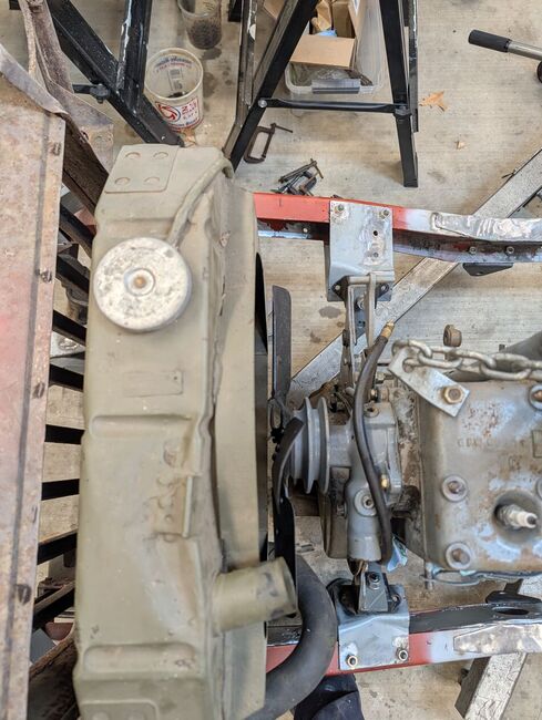 Radiator to engine relationship