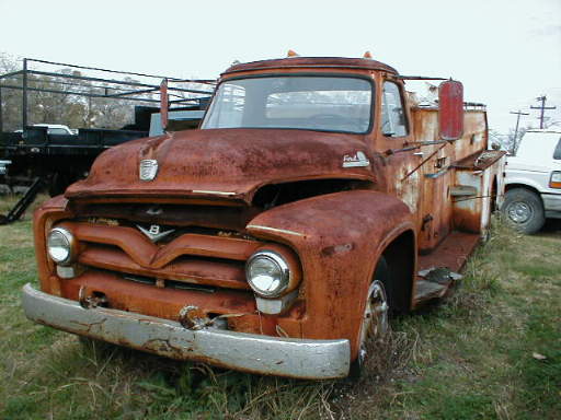 Ford trucks pictorial big 1955 f600 #7