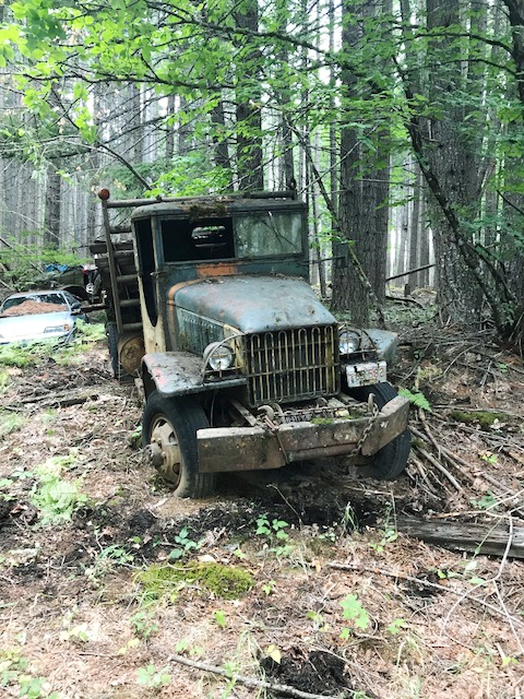 CCKW as found , parked 40 yrs ago
