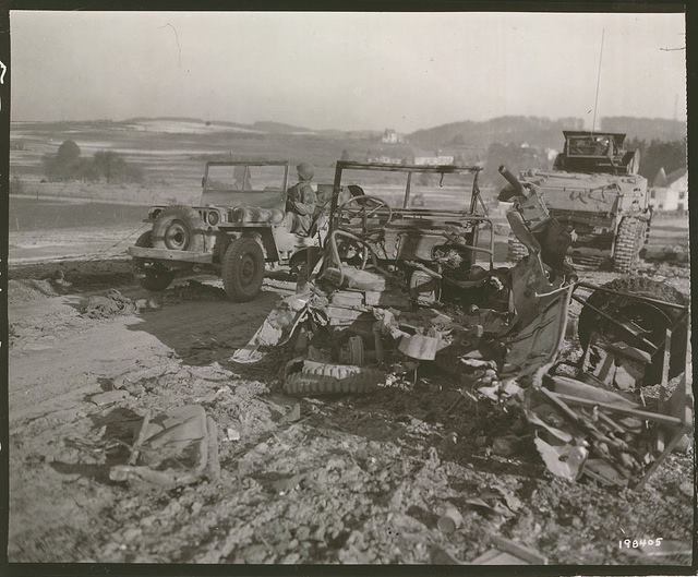 Jeeps during Battle of The Bulge