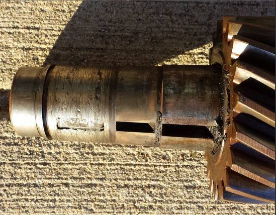 Sheared key - (closeup)