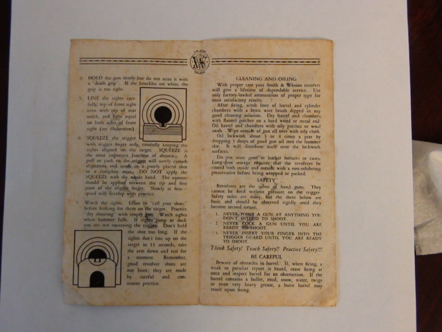 M&amp;P instructions