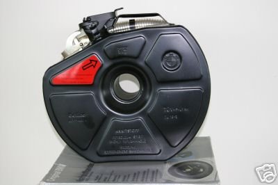 German car spare tyre fuel cans
