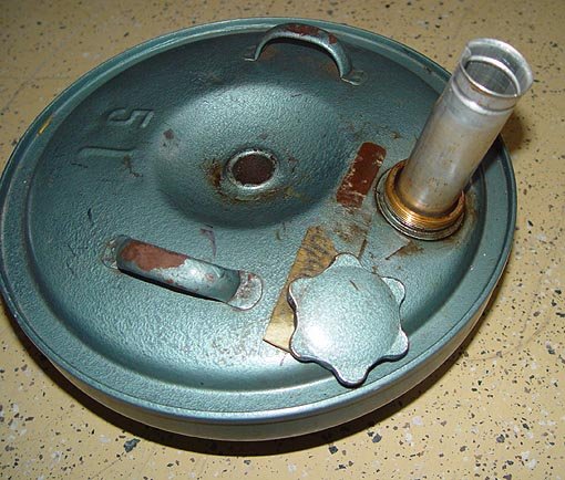 German car spare tyre fuel cans