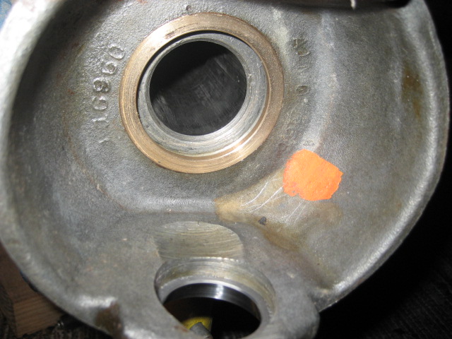 ID marker on steering knuckle