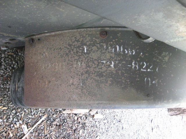 M100 left fender markings