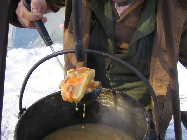 Frozen soup