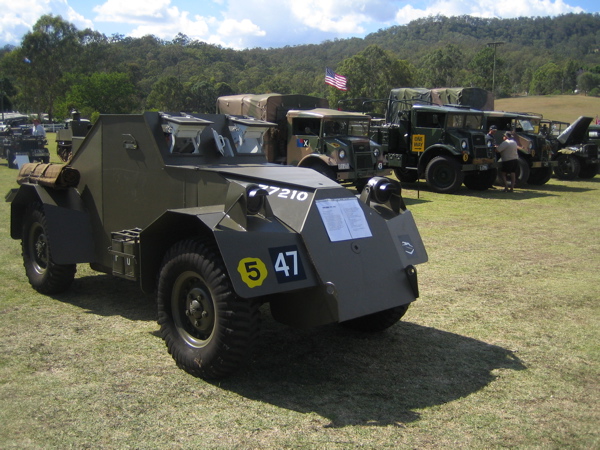 Aussie made scout car with Ford V8
