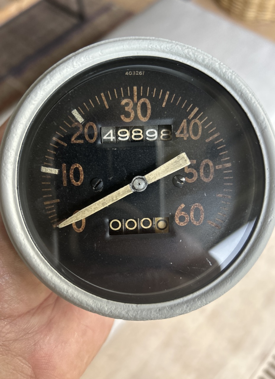 Military Speedometer Speedometer for early GPW. Stewart Warner long needle. - G503 Military ...