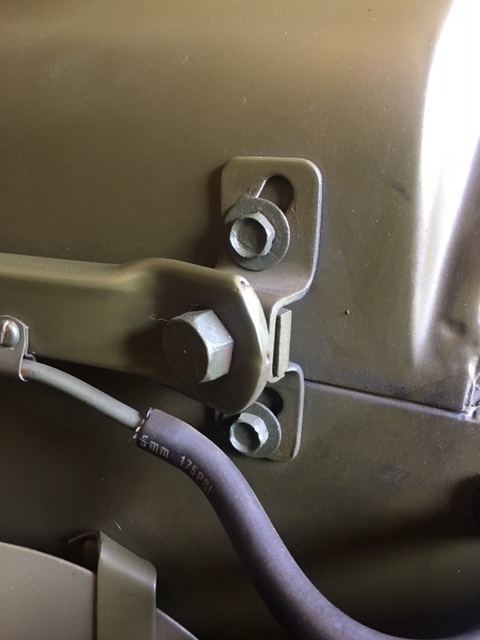M38 windshield pivot bracket  -