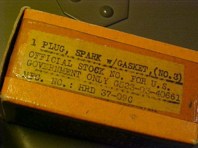 G523 WLA Spark plug box
