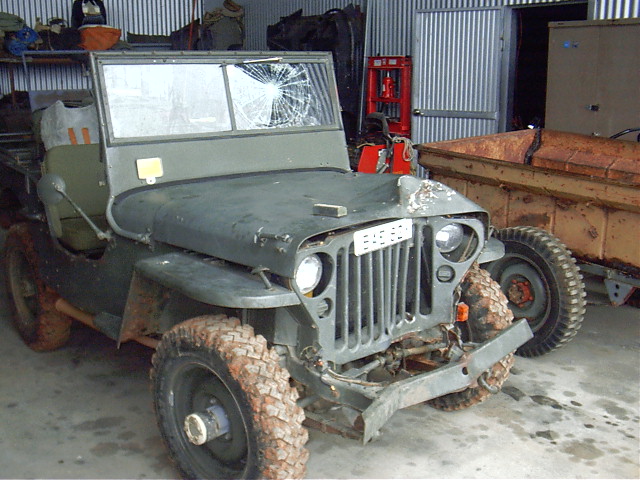 Crashed Jeep