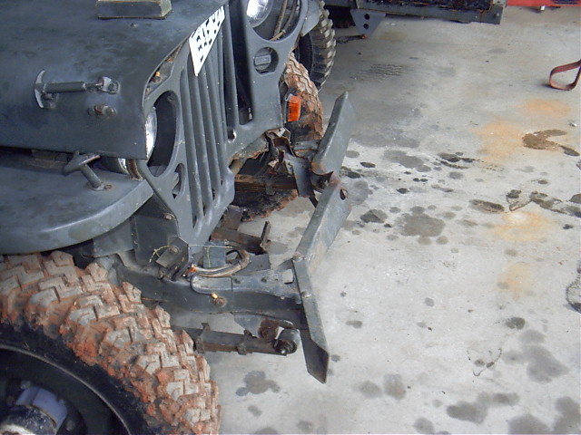 Crashed Jeep