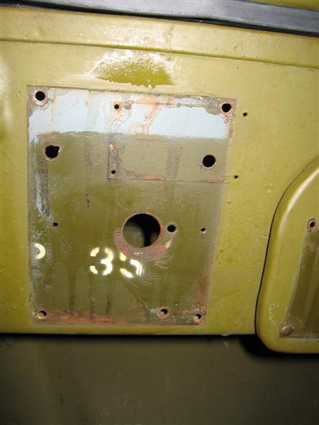 Dash Plate Removed