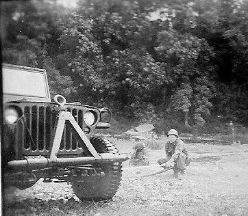 Washing equipment in Germany 1945
