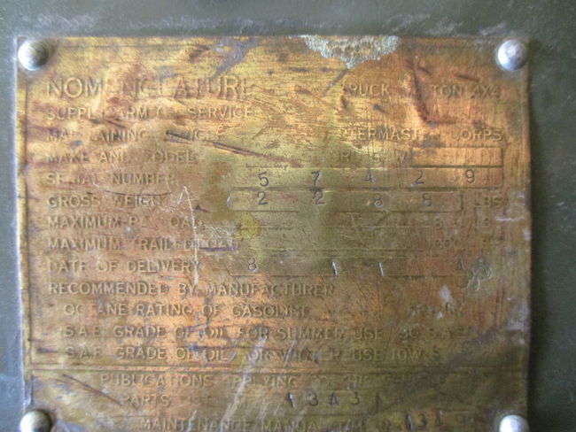 data plates