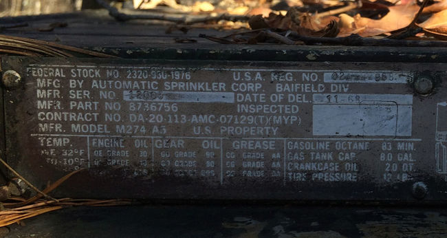 m274 A5 Deck Plates
