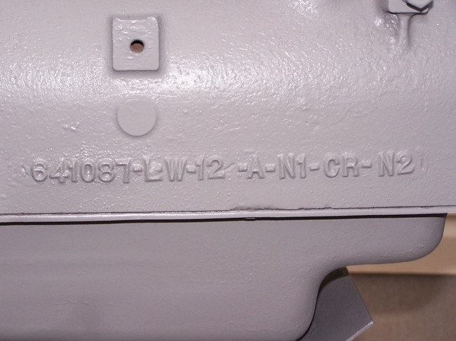 Engine casting numbers