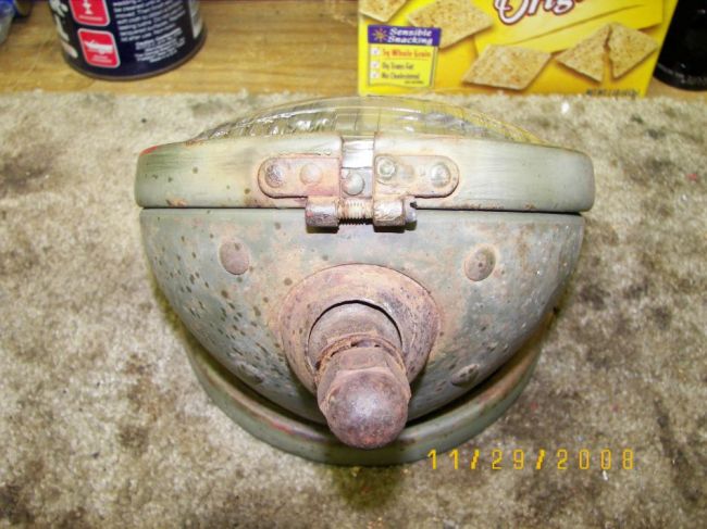 BURMA JEEP HEADLIGHT BUCKETS