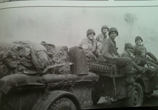 Jeeps during Battle of The Bulge