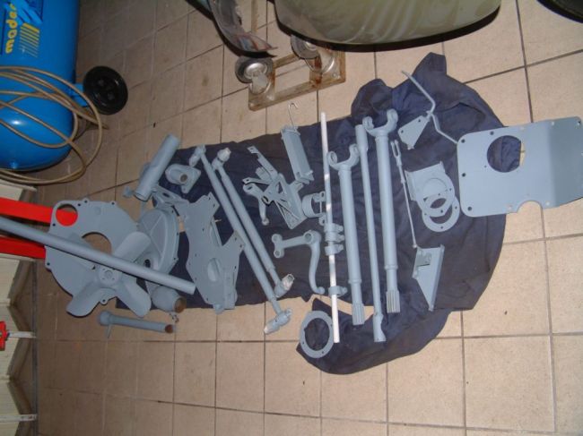 AFter sand blated and painted