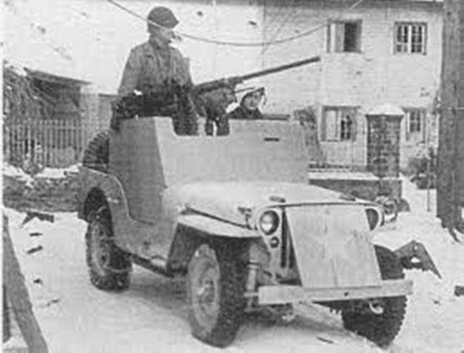 Jeeps during Battle of The Bulge