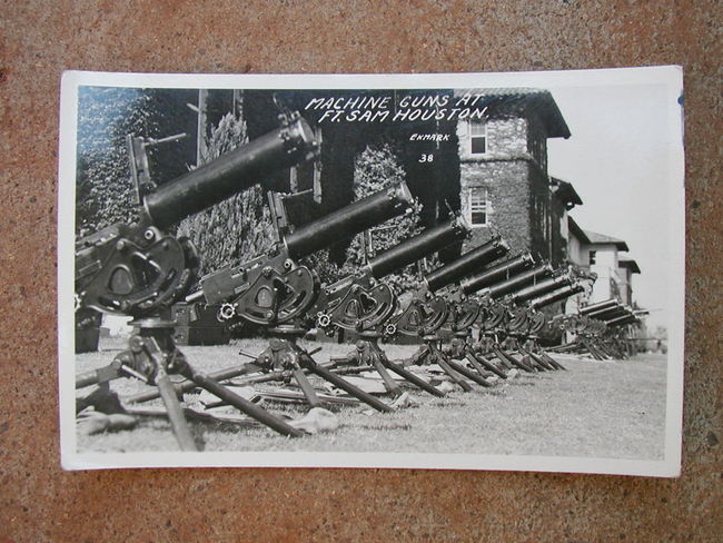 '38 M1917 MG Photo Postcard