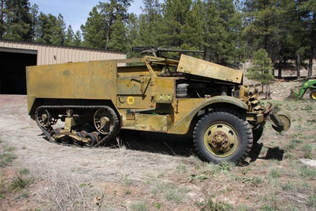 My first look at my new half track