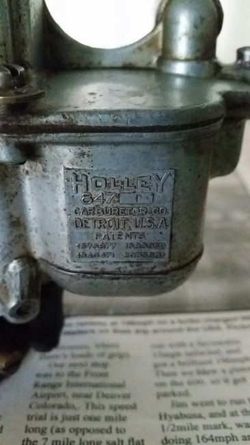 Holley 847D