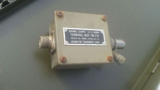 Terminal Box TM-218 for the back of the BC-659
