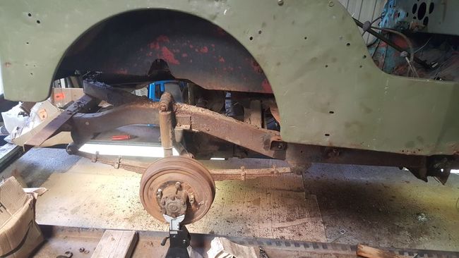Engine removed