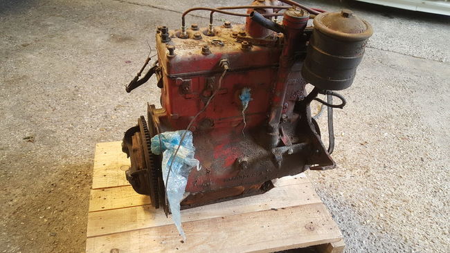 Engine removed
