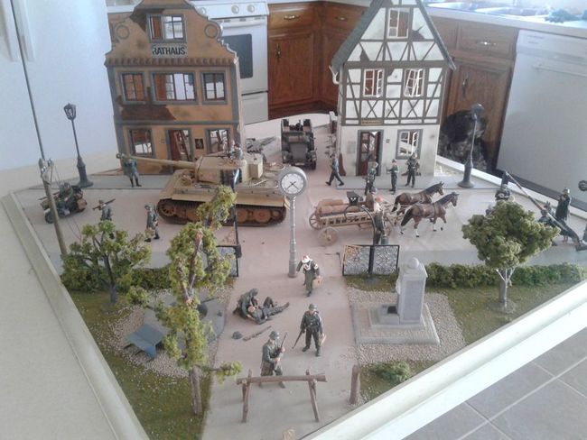 WW2 dioramas. 1/48 scale