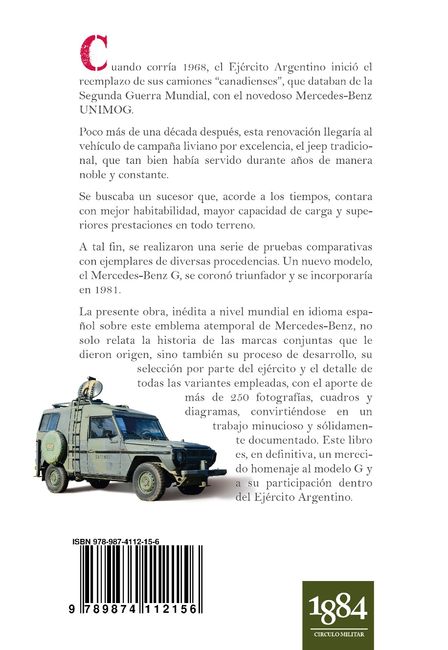 Mercedes-Benz G Class Argentine Army book