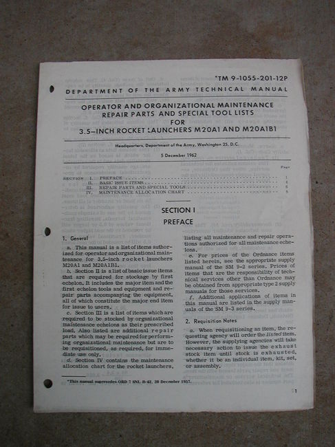 1962 3.5&quot; Bazooka TM