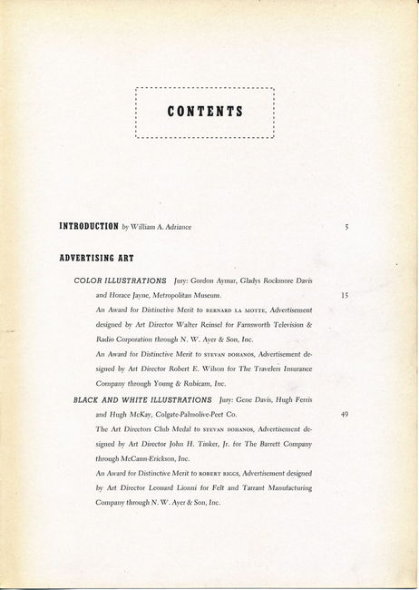 Art Directors 21st Annual 1942