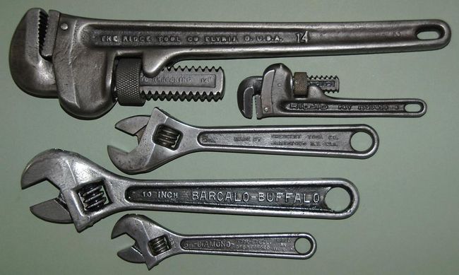 Various Adjustable Wrenches