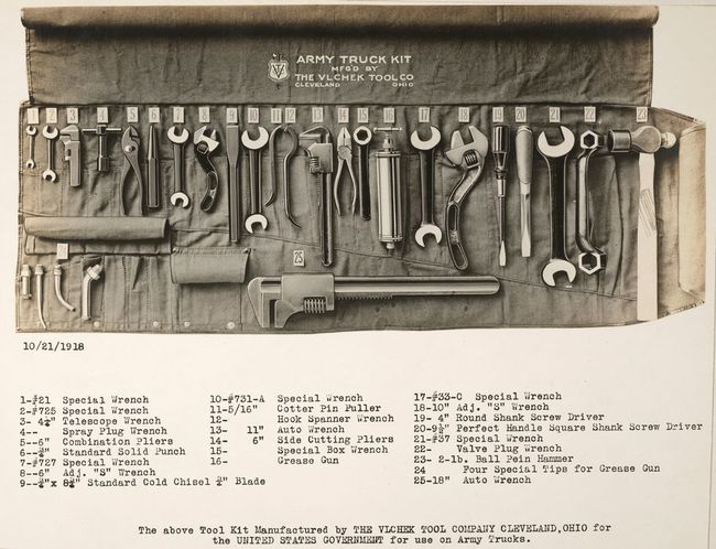 1918 US Army Tool sets