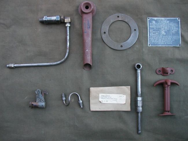Assorted WW2 Jeep Parts