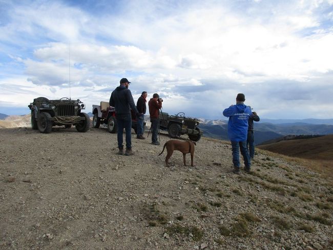 Atop knob north of Cumberland Pass